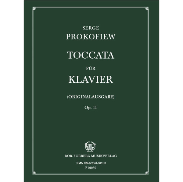 Toccata Op.11, Sergei Prokofiev - Piano Solo