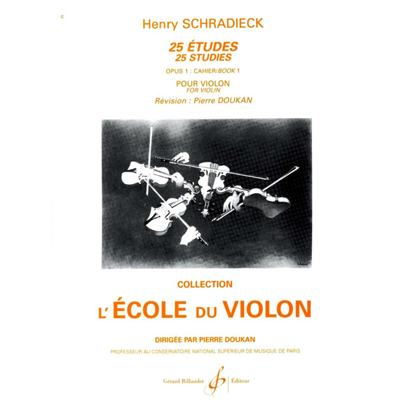 25 etudes for Fiolin Op. 1 part 1 - Henry Schradieck