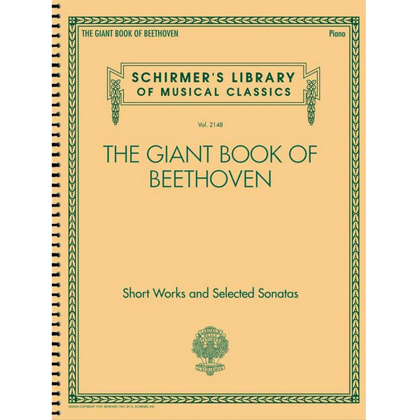 The Giant Book of Beethoven, Ludwig van Beethoven, Piano