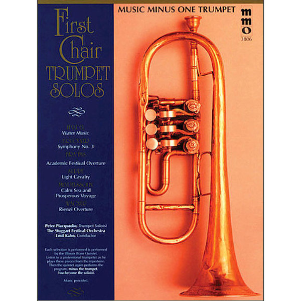First Chair Trumpet Solos, Music Minus One, Trumpet. Book and CD Play-Along