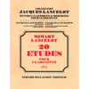 20 Etudes - Volume 2.Studies for B-flat Clarinet. Mimart