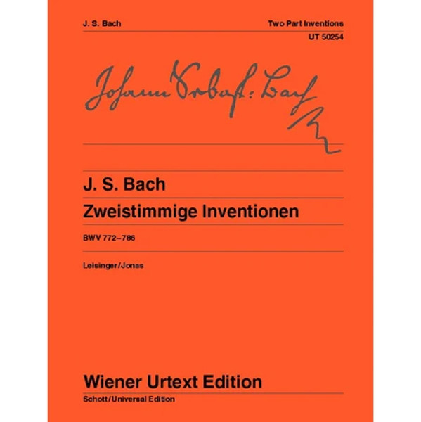 Bach Two-Part Inventions, BWV 770-786, Piano