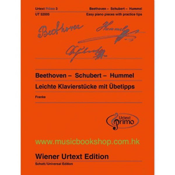 Beethoven - Schubert - Hummel, Easy Piano Pieces vol 3
