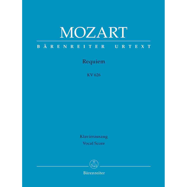 Mozart - Requiem KV626. Vocal score/Klavierauszug