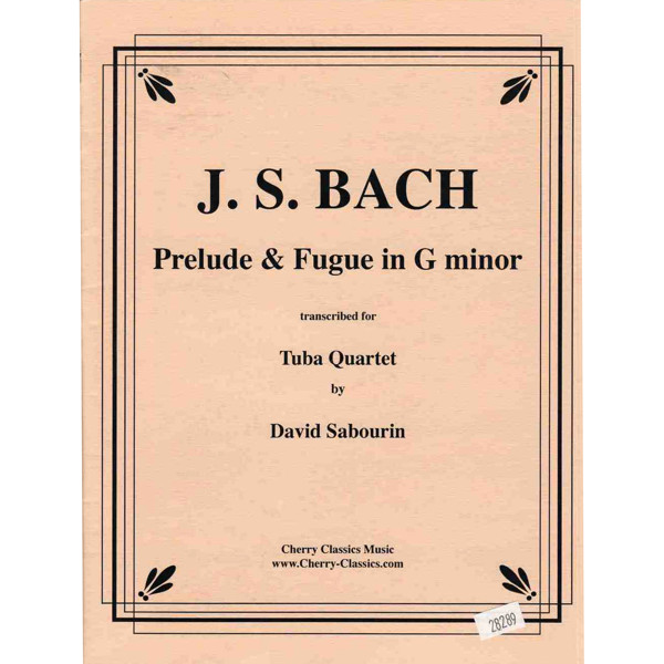 Prelude & Fugue in G Minor, Bach, Tuba Quartet