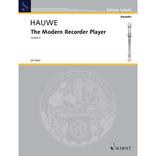 The Mordern Recorder Player Vol.3, Walter van Hauwe