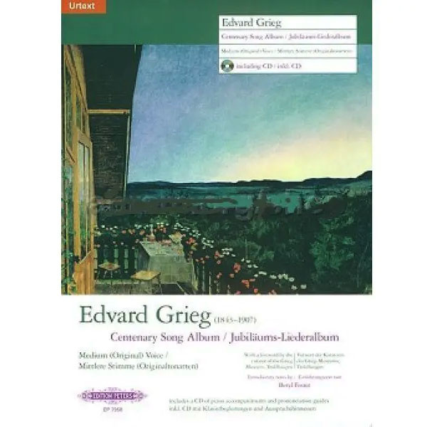 Centenary Song Album, Edvard Grieg. Medium Voice, Original