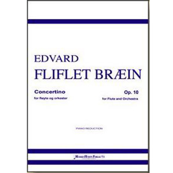 Concertino For Fl.og Ork.Op. 10, Edvard Fliflet Bræin - Fløyte og Piano