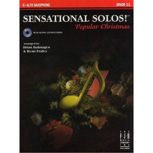 Sensational Solos Popular Christmas Alto Saxophone and CD-Play-Along