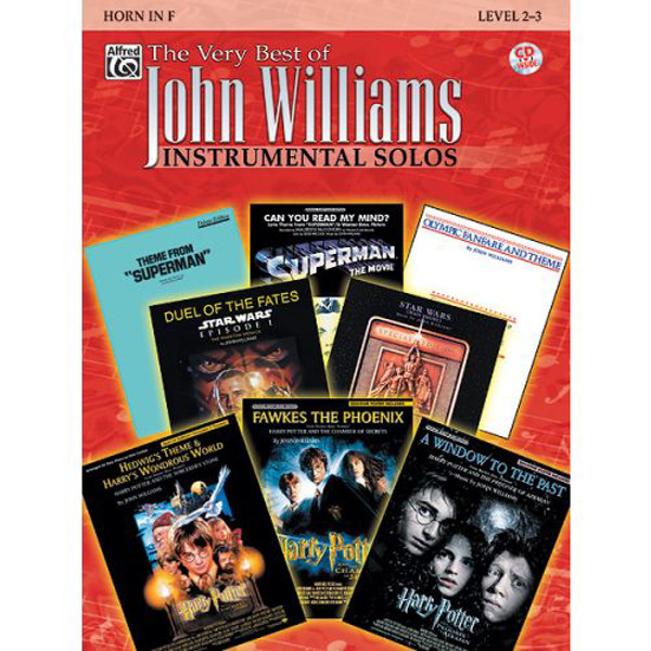 Very best of John Williams - Horn Instrumental Solo Play-Along. Book and CD