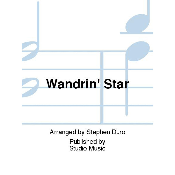 Wandrin Star (Arr. Duro) - Brass Band (march card size)