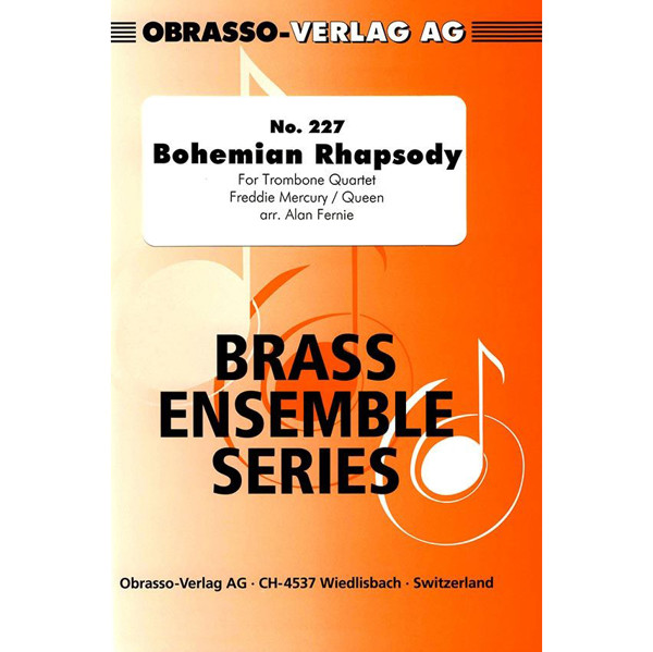 Bohemian Rhapsody, Queen/Freddie Mercury arr. Alan Fernie. Easy Brass