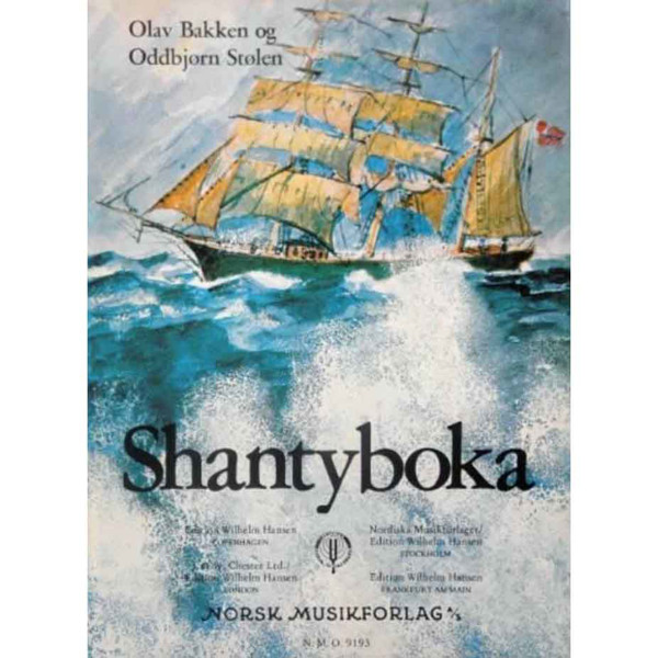 Shantyboka, Olav Bakken/Oddbjørn Stølen. Melodilinje og Tekst