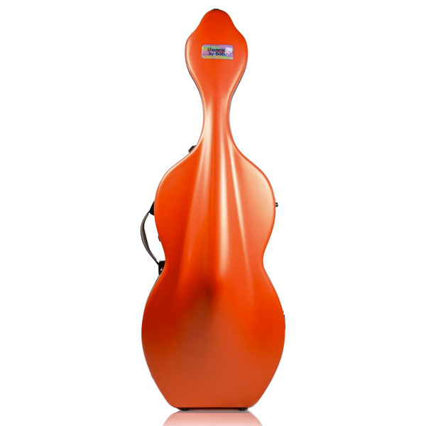 Etui Cello 4/4 BAM Hightech Shamrock, med hjul. Orange