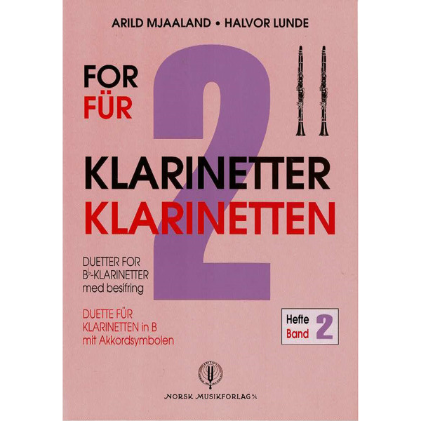 For 2 Klarinetter 2, Arild Mjaaland/Halvor Lunde 