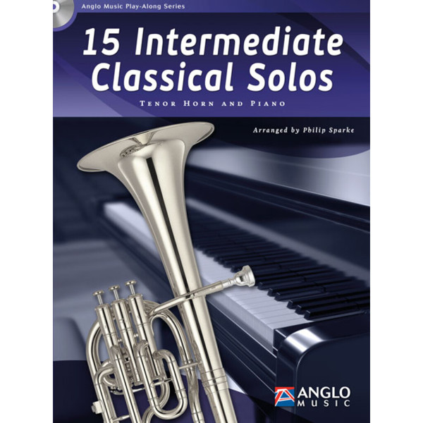 15 Intermediate Classical Solos for Horn Eb and Piano