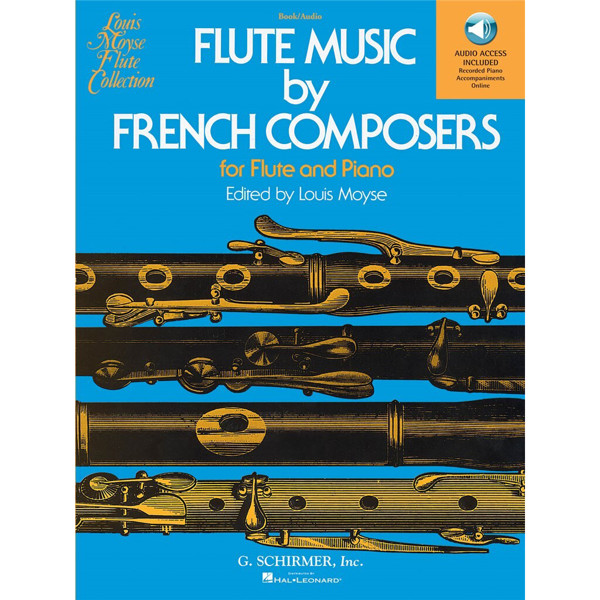 Flute Music by French Composers for Flute and Piano, Louis Moyse. Book and Audio Access