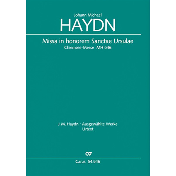 Missa in honorem Sanctae Ursulae, Johann Michael Haydn. SATB Full Score