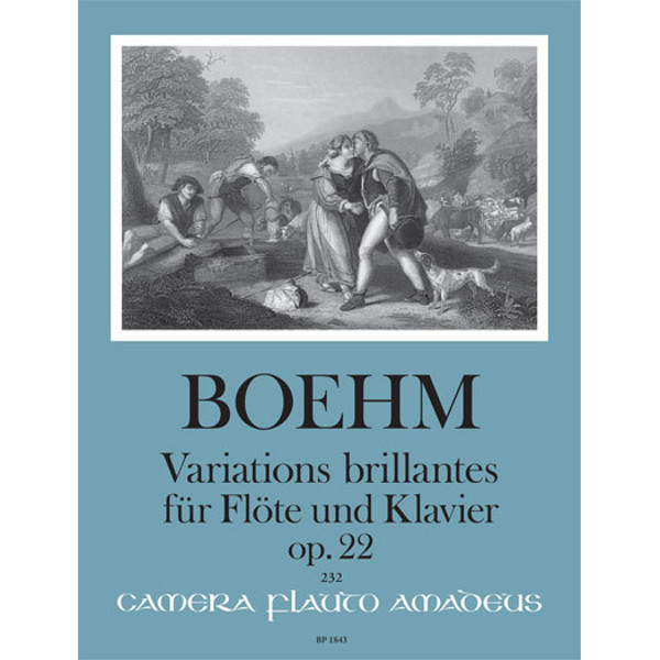 Variations Brilliantes Op. 22, Theobald Böhm. Flute and Piano