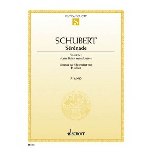 Serenade - Ständchen, Franz Schubert. Piano