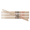 Trommestikker Vic Firth American Classic 5B Hickory, Wood Tip, 4 Par