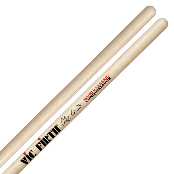 Timbalestikker Vic Firth Signature Alex Acuna SAAC, Conquestador, Hickory