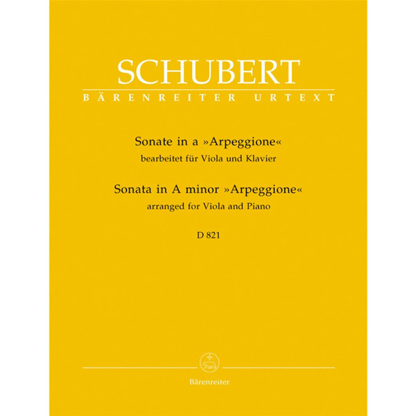 Sonate A Arpeggione, Franz Schubert. Viola and Piano