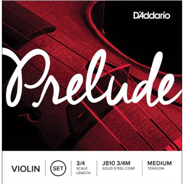 Fiolinstrenger D'Addario Prelude 3/4 Medium tension