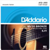Gitarstrenger Akustisk D'Addario EJ11 Light Bronze .012-.053