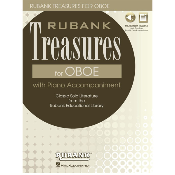 Rubank Treasures, Oboe. Book and Audio Access