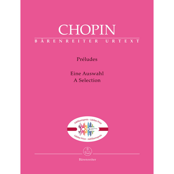 Preludes a Selection, Frederic Chopin, Piano. *Kampanje Jubileumspris