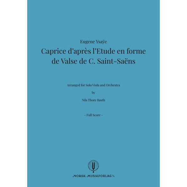 Caprice d-Apres 1. Etude en formede Valse de C.Saint-Saens. Nils Thore Røsth