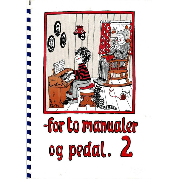 For To Manualer og Pedal 2 Skole, Anders Stanghelle. El-Orgel