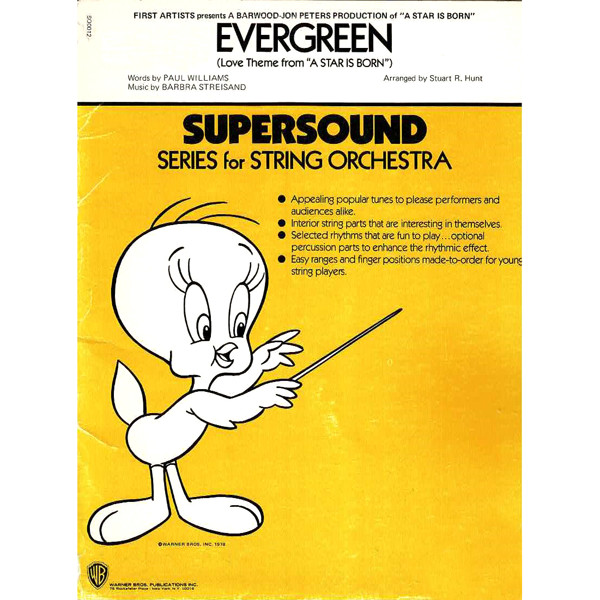 Evergreen, Supersound, Score and Parts