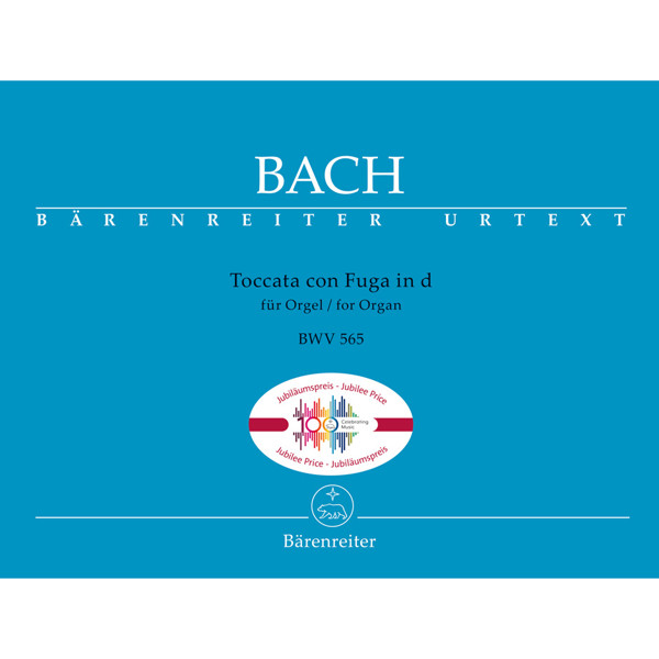 Toccata con Fuga for Organ D minor BWV 565, Johann Sebastian Bach. Organ *Kampanje Jubileumspris