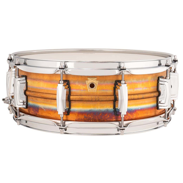 Skarptromme Ludwig Bronze Supraphonic LB550R, 14x5, Raw Patina Shell, Imperial Lugs