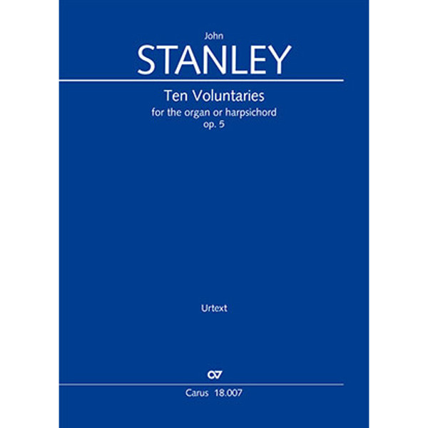 Ten Voluntaries for the Organ Op. 5, John Stanley