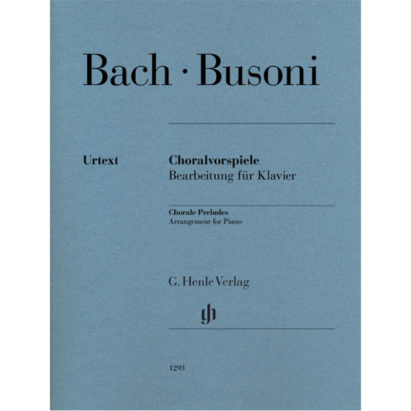 Chorale Preludes (Johann Sebastian Bach), Ferruccio Busoni. Piano solo