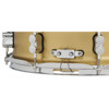 Skarptromme PDP Concept Brass Natural Satin Brushed, PDSN0514NBBC,14x5 Chrome Hardware