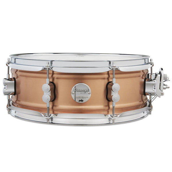 Skarptromme PDP Concept Copper Natural Satin Brushed PDSN0514NBCC, 14x5 Chrome Hardware