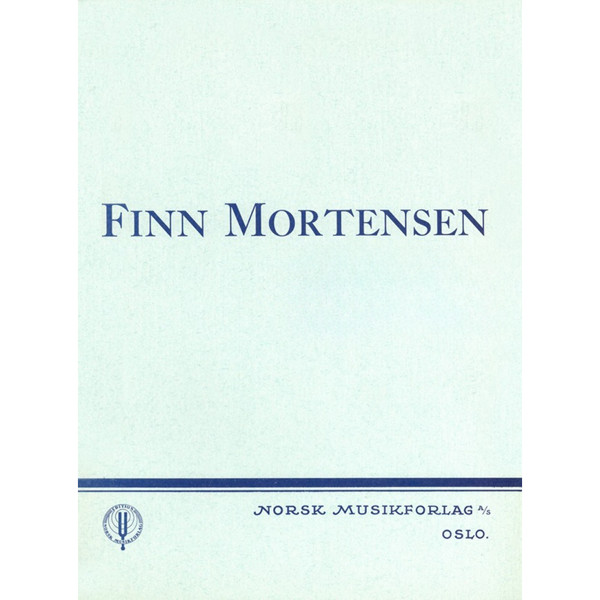 Five Studies For Flute Op. 11, Finn Mortensen. Fløyte Solo