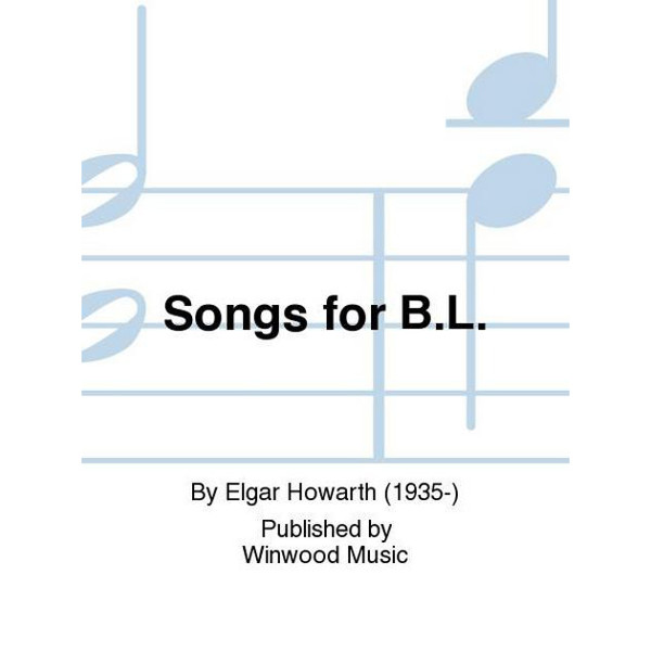 Songs for B.L, Elgar Howarth. Brass Band