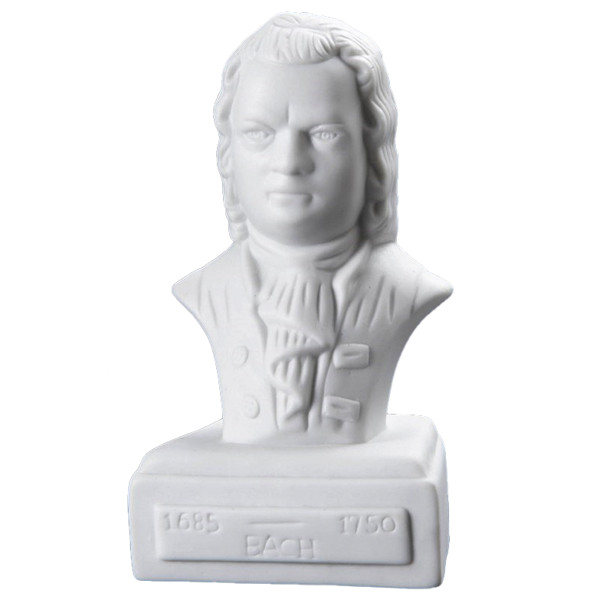 Statuette Composer Bach Porselen