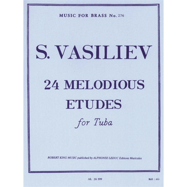 24 melodious studies for tuba - Vasiliev