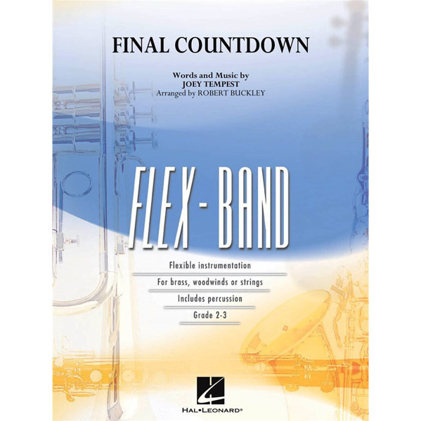 Final Countdown, Joey Tempest arr. Robert Buckley. Flex-band Grade 2-3