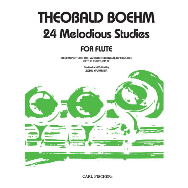 24 Melodious Studies for Flute Op 37. Theobald Böhm edit John Wummer