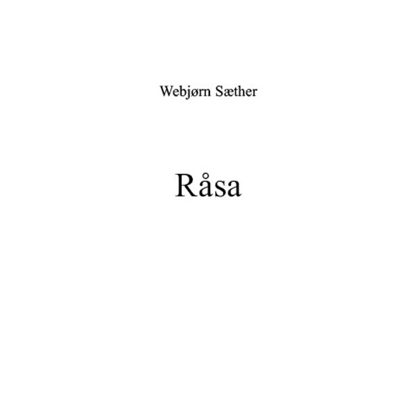 Råsa, Webjørn Sæther. Brass Band . Sett+score Digitalt