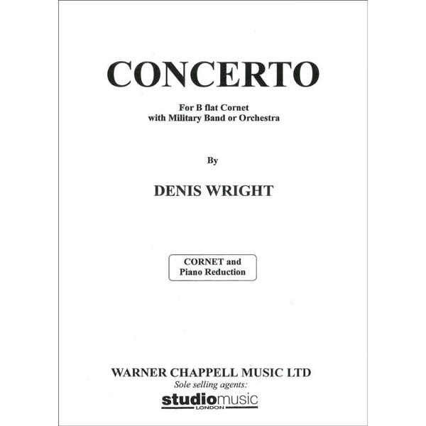 Concerto for B flat Cornet and Piano, Denis Wright