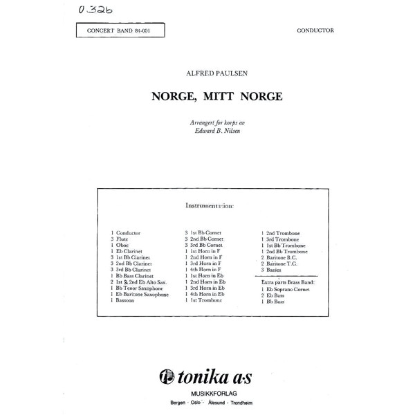 Norge, Mitt Norge, Paulsen / Nilsen  - Janitsjar