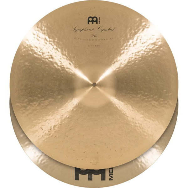 Konsertcymbal Meinl Symphonic, Thin 22, Pair